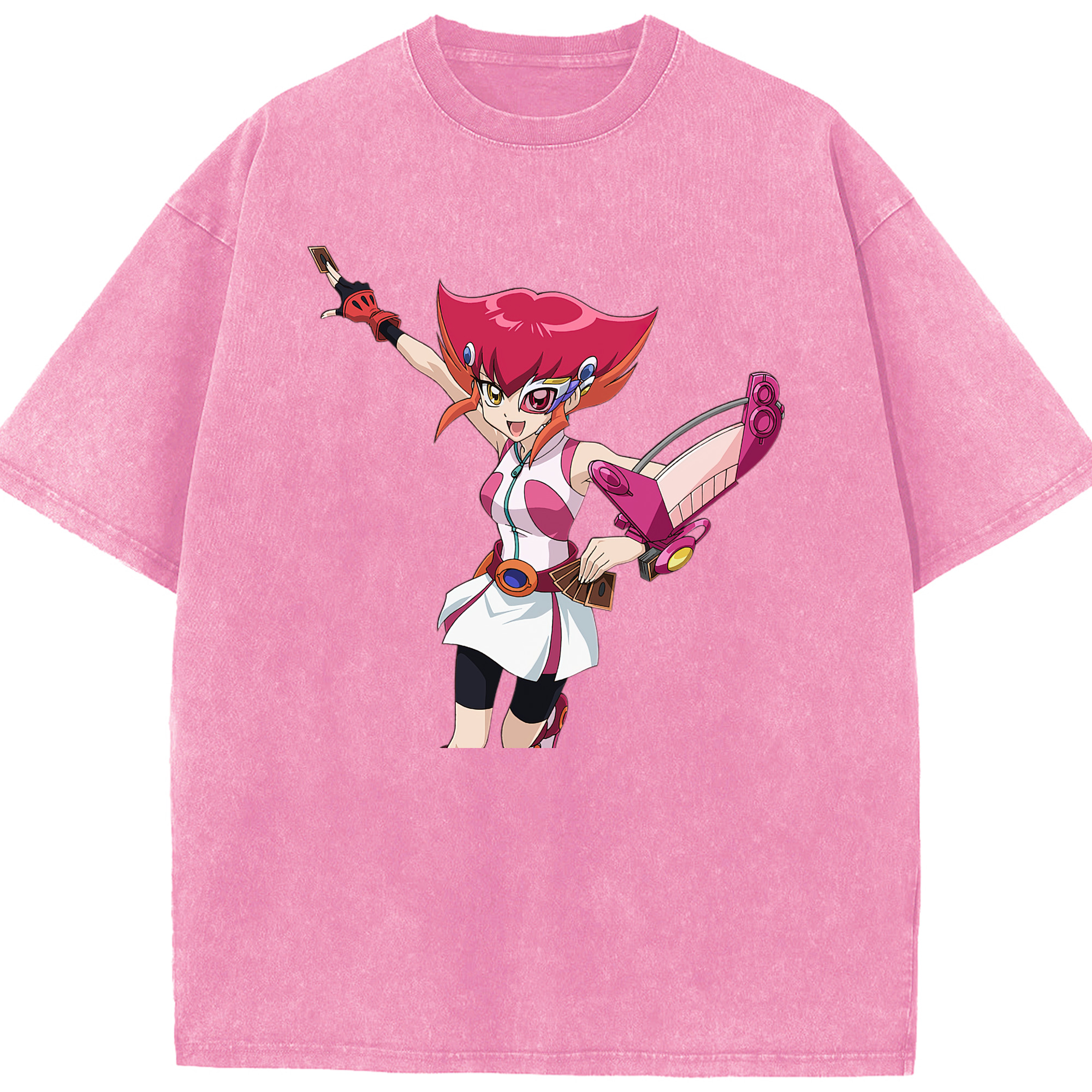 （画像用） 遊☆戯☆王 Yu-Gi-Oh! 綿100% ヴィンテージ風 半袖Tシャツ（フロントプリント）